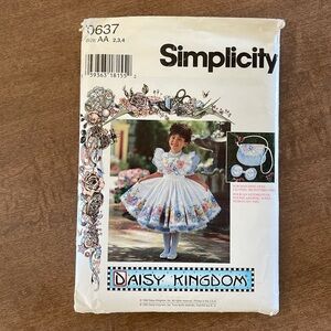 Vintage Simplicity Daisy Kingdom dress pattern